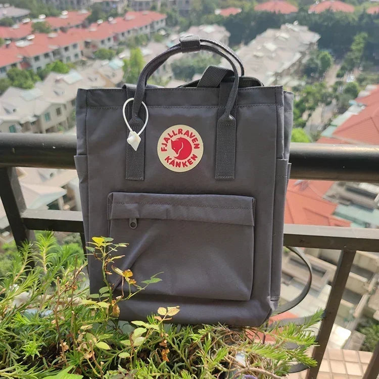 Оригинална чанта за през рамо Fjallraven Kanken с регулируема презрамка, модна двойна чанта за през рамо, неутрална чанта за открито, платнена