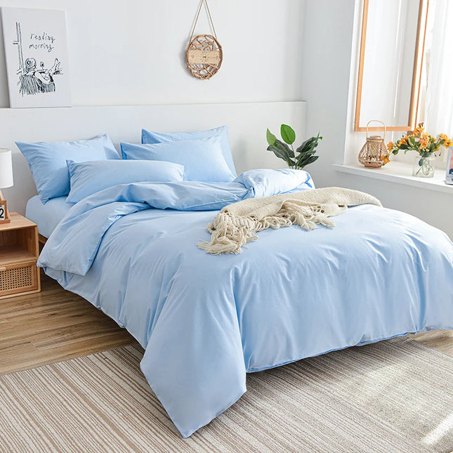 Комплект спално бельо Kuup Queen Size Matte с цветен дизайн и клонки, висококачествен калъф за завивка