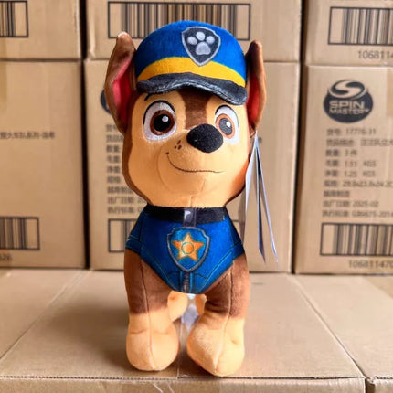 100% оригинална плюшена играчка Paw Patrol 18-20 см, изправена, Чейс, Скай, Маршал, Роки, Зума, Ръбъл, 6 вида, детски подарък за рожден ден