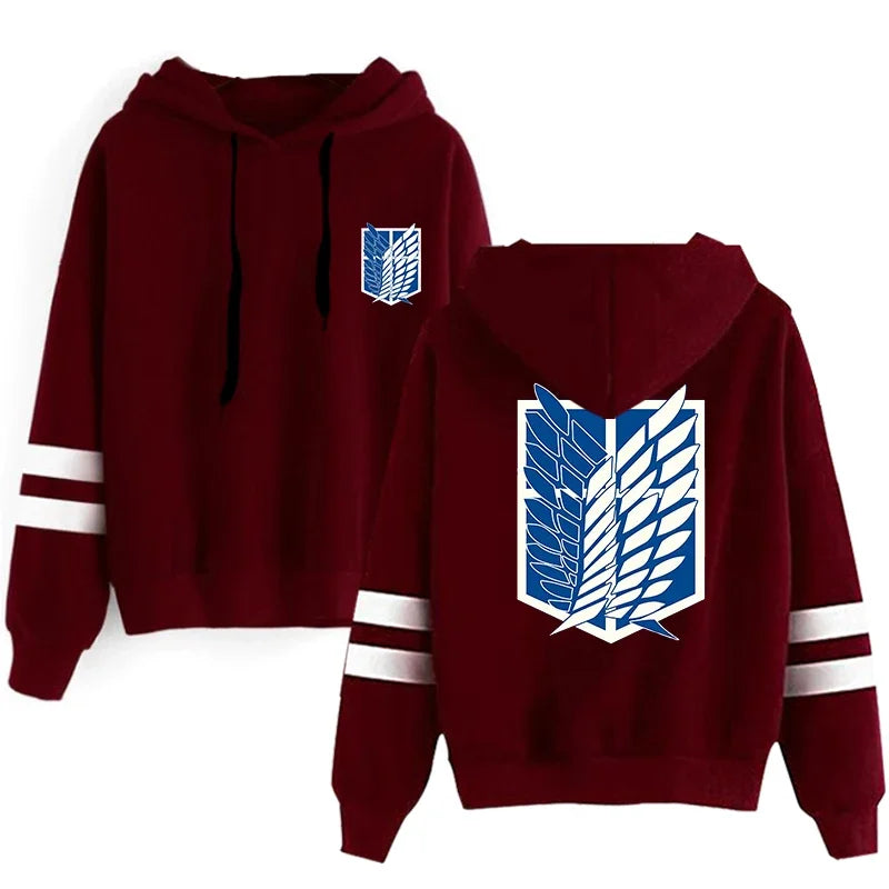 Гореща разпродажба Ежедневни дамски суитчъри Модни пуловери Универсални суитчъри с качулки на райета Дамско облекло Джогинг Ежедневен щампа Спортен стил