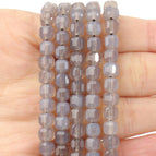 gray agate / 5mm about 60-65pcs