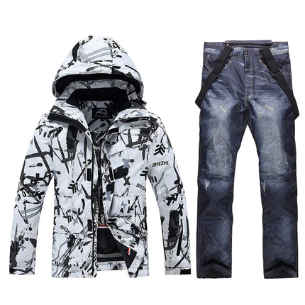 -30, Комплекти зимни костюми за жени и мъже, Облекло за сноуборд, Ски костюми, Водоустойчиви 10k, Зимни якета и панталони за ледено носене