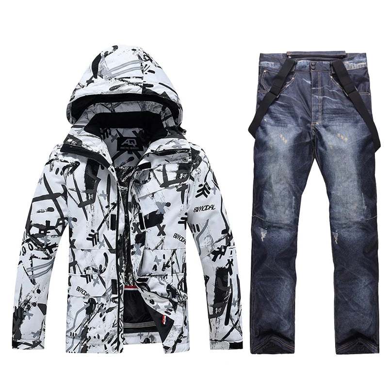 -30, Комплекти зимни костюми за жени и мъже, Облекло за сноуборд, Ски костюми, Водоустойчиви 10k, Зимни якета и панталони за ледено носене