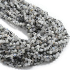 Black Spot Moonstone / 2mm about 175pcs