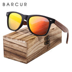 Orange Wood box / BARCUR Polarized