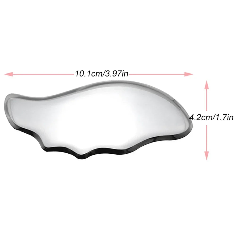 Професионални инструменти за масаж GuaSha от неръждаема стомана, инструмент за масаж с остъргване на Gua Sha, инструменти IASTM, чудесен инструмент за мобилизиране на меки тъкани