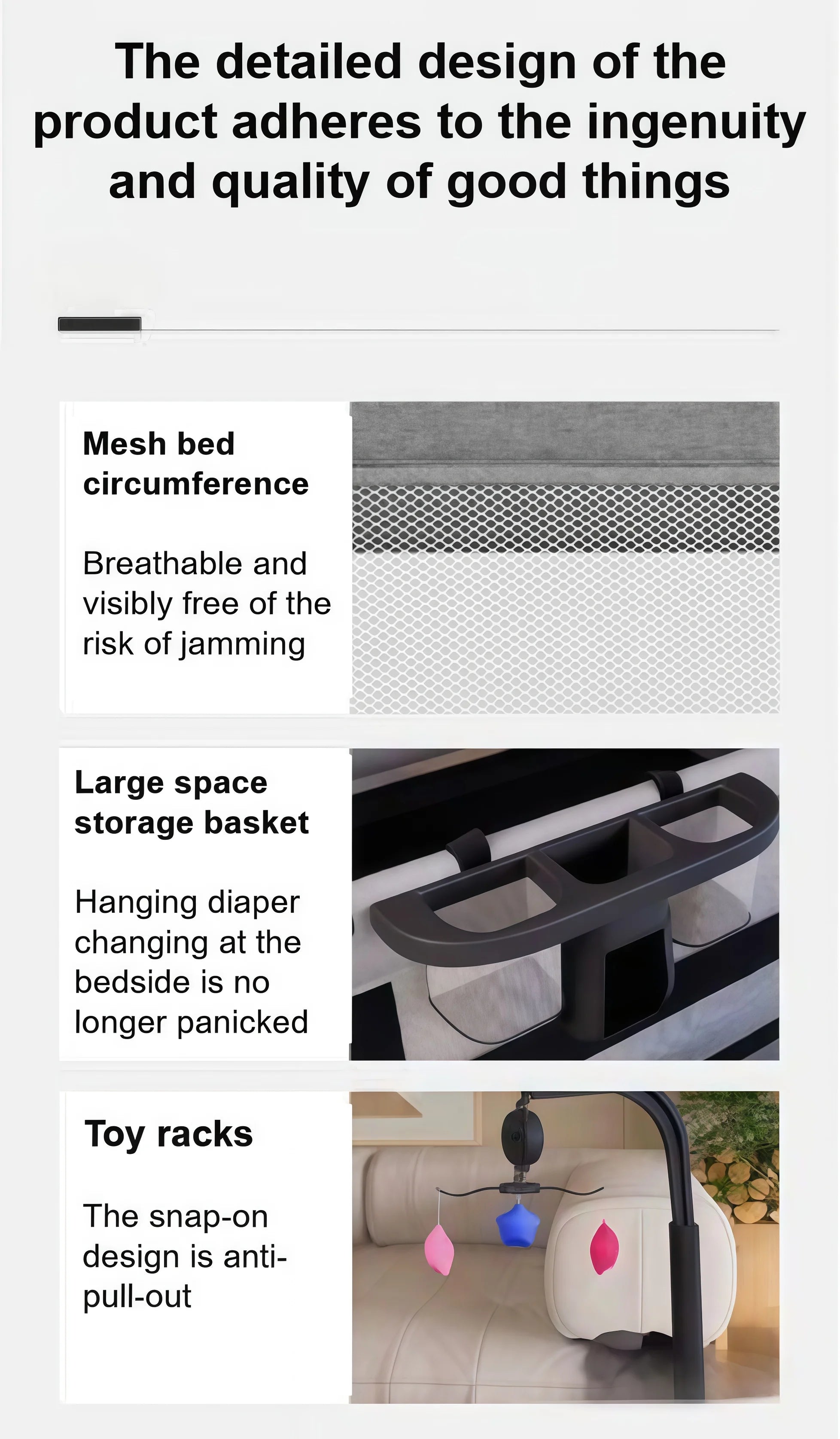 Бебешко легло, нощно шкафче, бебешко креватче, сгъваеми бебешки легла за бебе, конвертируемо бебешко креватче, детска кошара за майки и деца, бебешко креватче с маса за повиване