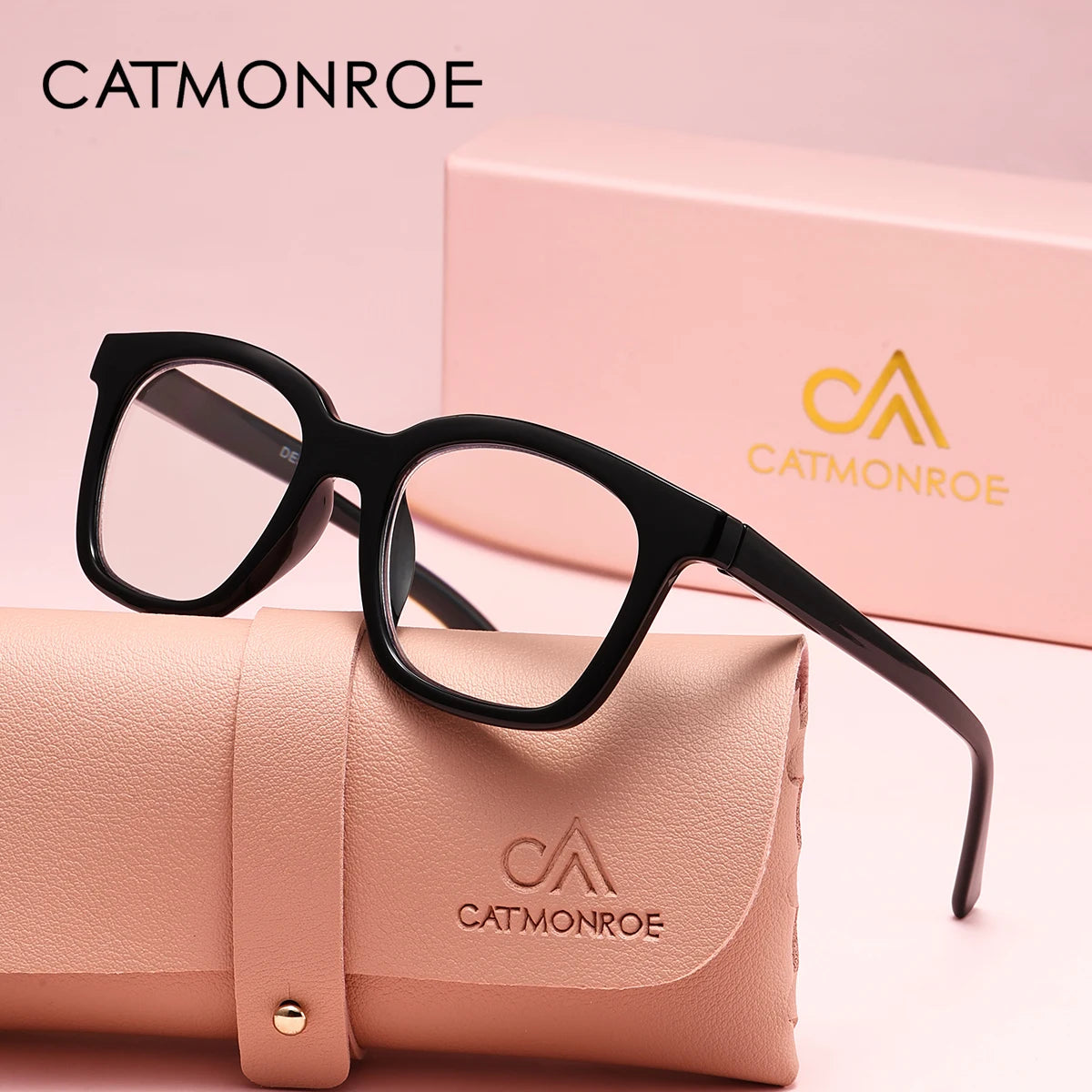 CATMONROE 1 бр. Очила за четене за жени с рамка от компютър и леопардов принт, компютърни очила, модни аксесоари за облекло