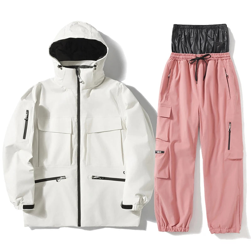 Ски дрехи за жени и мъже, ски якета, комплекти сноуборд костюми, ски якета и панталони, костюми за спорт на открито за жени без секс