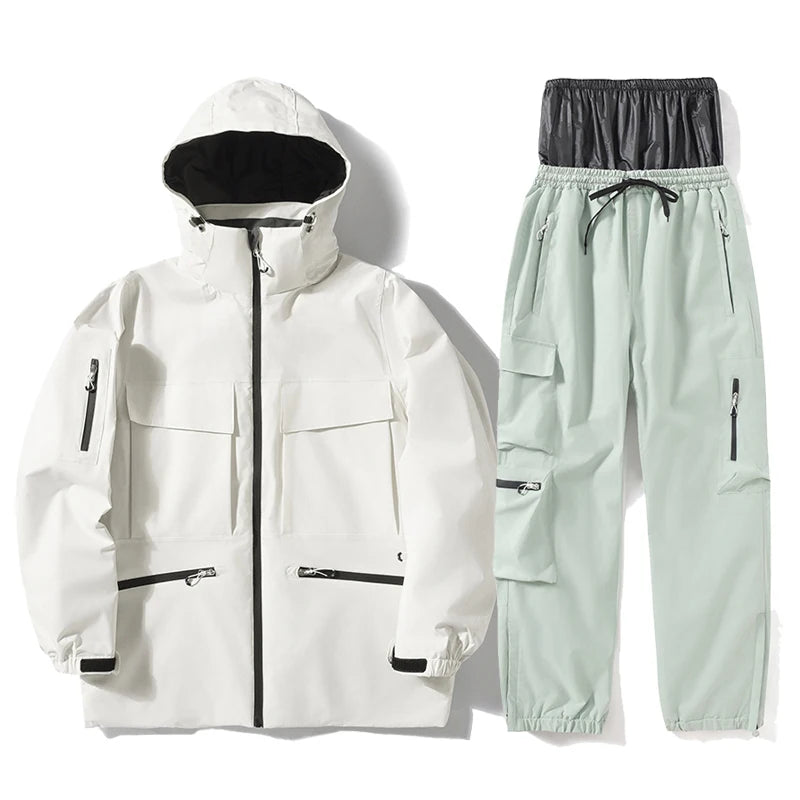 Ски дрехи за жени и мъже, ски якета, комплекти сноуборд костюми, ски якета и панталони, костюми за спорт на открито за жени без секс