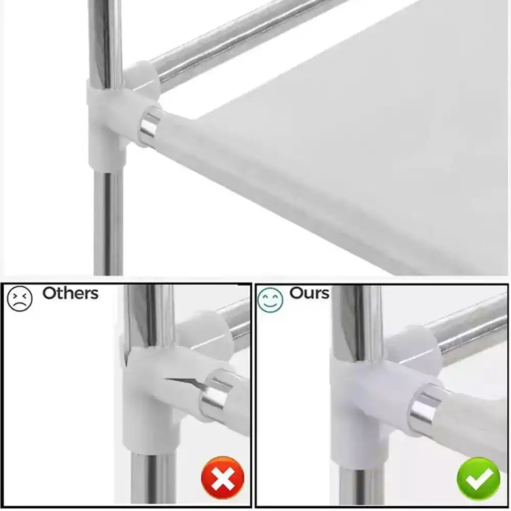 128X45X170см Гардероб за дрехи, закачалка за дрехи, сгъваем органайзер за дрехи с плат, за дрешник, преносим гардероб