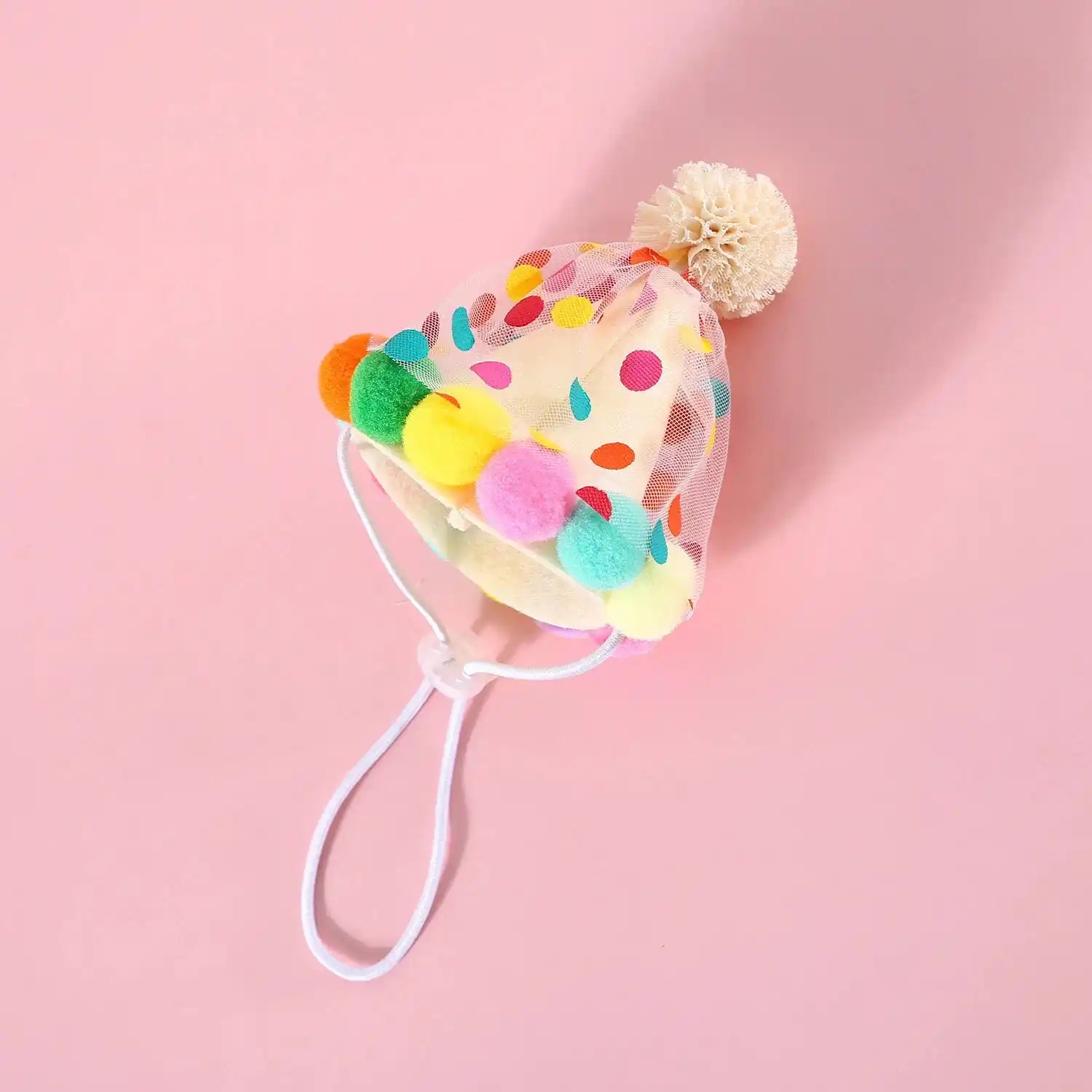 Цветна шапка за рожден ден за куче и котка, регулируем комплект шалове за рожден ден за котки, сладък лигавник за кучета за домашни любимци, рожден ден, обличане, шапка, аксесоари за кучета