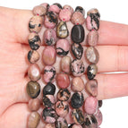 black lace rhodonite / 8-10mm(41-45pcs)