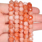 light orange jade / 7-8mm about 45pcs