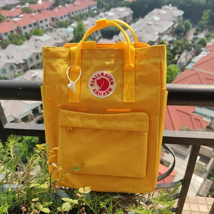 Оригинална чанта за през рамо Fjallraven Kanken с регулируема презрамка, модна двойна чанта за през рамо, неутрална чанта за открито, платнена