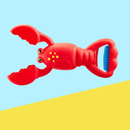 Играчки за вана Grabber за бебета - Плажни играчки за игра с пясък, сладък цветен ловец на нокти за омар, басейни и открито - образователна игра