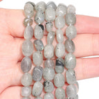 gray labradorite / 8-10mm(41-45pcs)