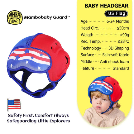 Mambobaby Guard Dropshipping 1 Безопасна противошокова бебешка каска Протектор за глава за малко дете Бебешка шапка Учи се да пълзи и да пада при удар