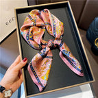 see chart 28 / Real silk 65x65cm