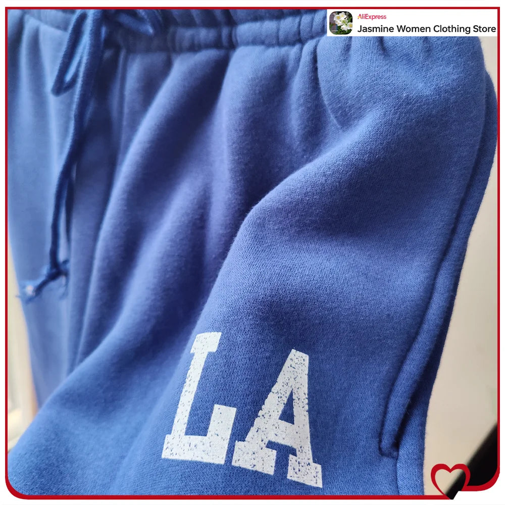 Дамски комплект от 2 части с висока яка и ефект на релаксация и измиване, плюшен университетски суитшърт