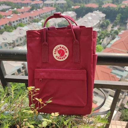 Оригинална чанта за през рамо Fjallraven Kanken с регулируема презрамка, модна двойна чанта за през рамо, неутрална чанта за открито, платнена