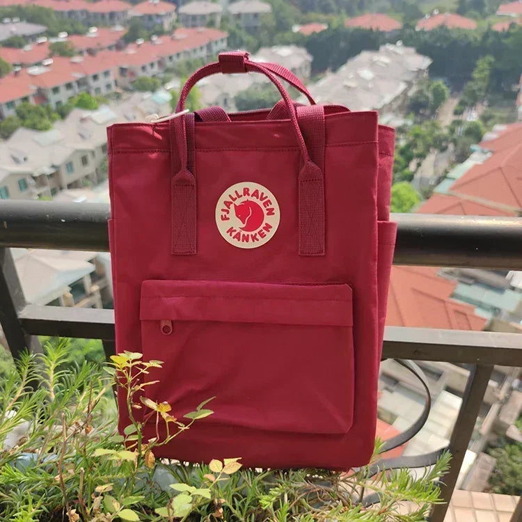 Оригинална чанта за през рамо Fjallraven Kanken с регулируема презрамка, модна двойна чанта за през рамо, неутрална чанта за открито, платнена