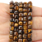 yellow tiger eye / 5mm about 60-65pcs