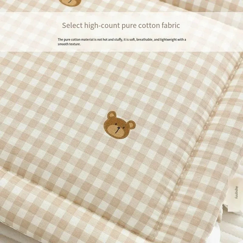 2025 Ограда за бебешко креватче Мека памучна чанта Анти-сблъсък лента Детска еднокомпонентна ограда за легло Сплескана защитна кърпа за легло Бебешка ограда