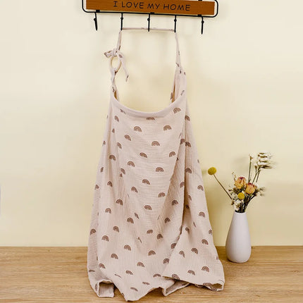 Дишащо покривало за бебешки кърмачки, покривало за майчинство и кърмене, памучно муселинено одеяло за хранене на бебета, престилка за поверителност, одеяла за количка