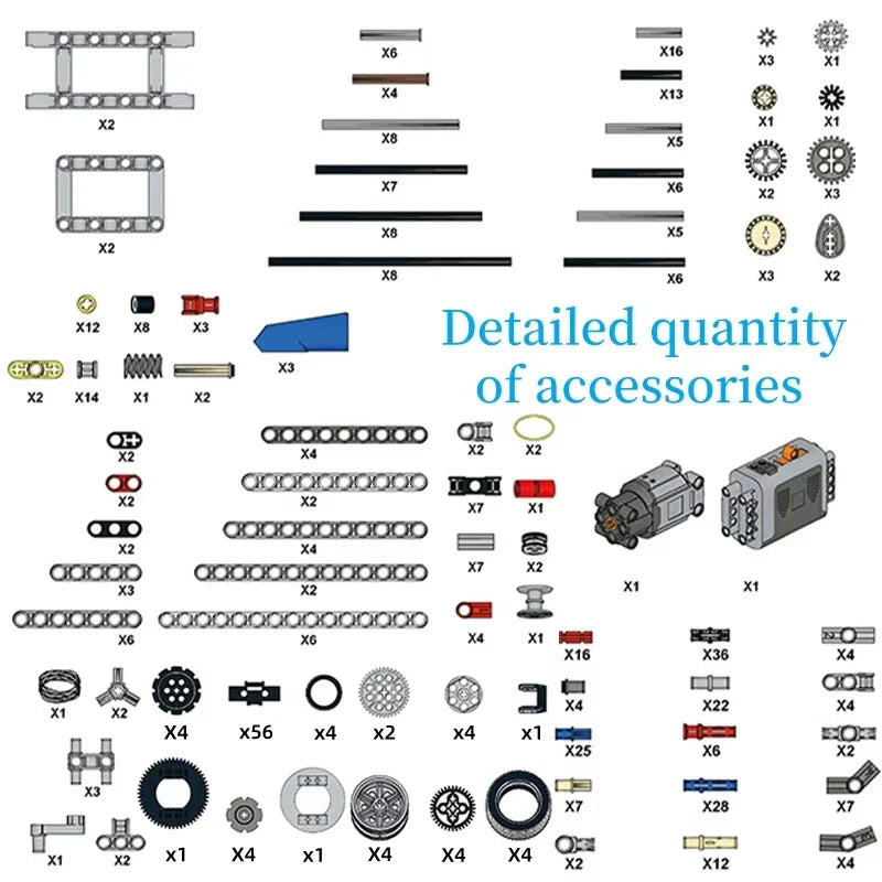 STEM 9686 Технически части Мултитехнологично програмиране Образователни ученици Учат „Направи си сам“ строителни блокове тухлена енергия детски играчки подарък