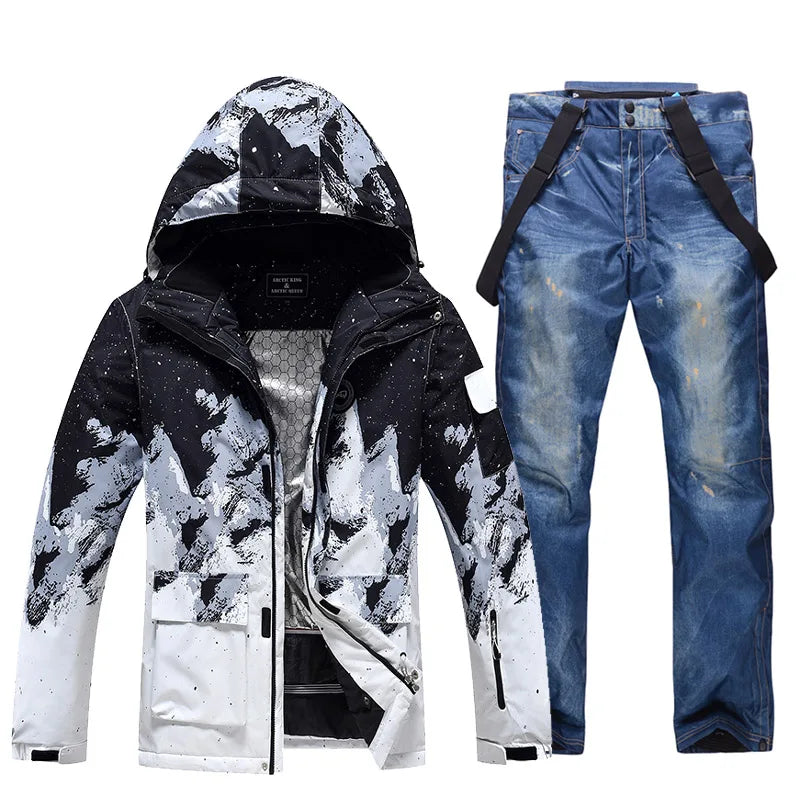 Комплекти за сняг за мъже и жени, костюм за сноуборд, ски дрехи Perfect Moment, ски яке и панталон, костюм за сноуборд, неженски