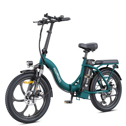 Сгъваем електрически велосипед HillMiles MilePort, 250W мотор, 36V 13Ah, 25km/h, 20"x3.0" дебели гуми, амортисьорна вилка, 7 скорости, 100km пробег