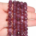 purple jade / 7-8mm about 45pcs