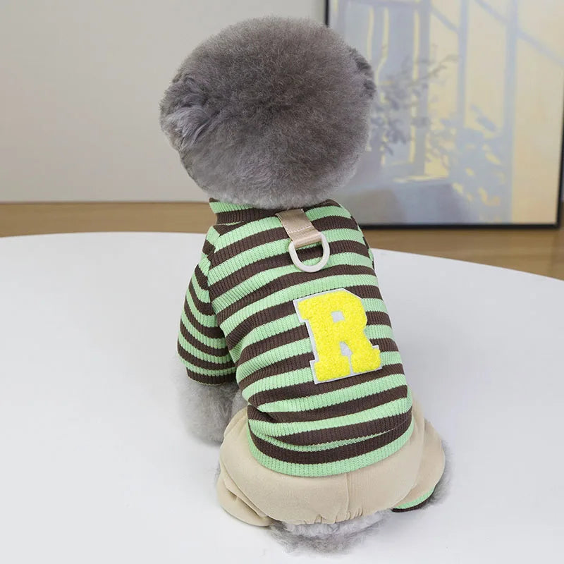 Зимен гащеризон за кучета за малки и средни кучета, дрехи за кученца, меко поларено палто за кучета, чихуахуа, йоркширски териер, пудел