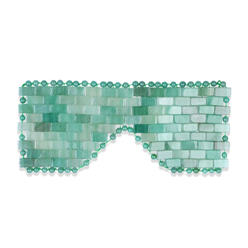 Натурална нефритена маска за лице Dongling, гваш, стъргалка, ролков масажор GreenJade Guasha, студена терапия, антиейдж нефритена маска, инструмент за красота