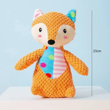 Плюшена играчка за домашни любимци, котка, куче, играчка-пъзел, сладки животни, устойчиви на ухапване, интерактивна, скърцаща, почистваща зъби за кучета, дъвчаща играчка, домашни любимци