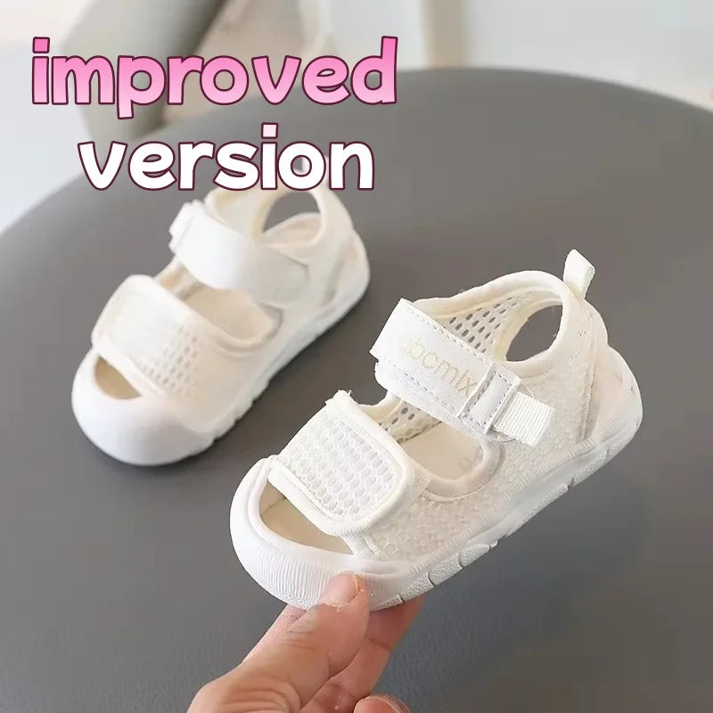 Детски плажни сандали, летни сандали, мрежести, детски спортни обувки, 0-3 години