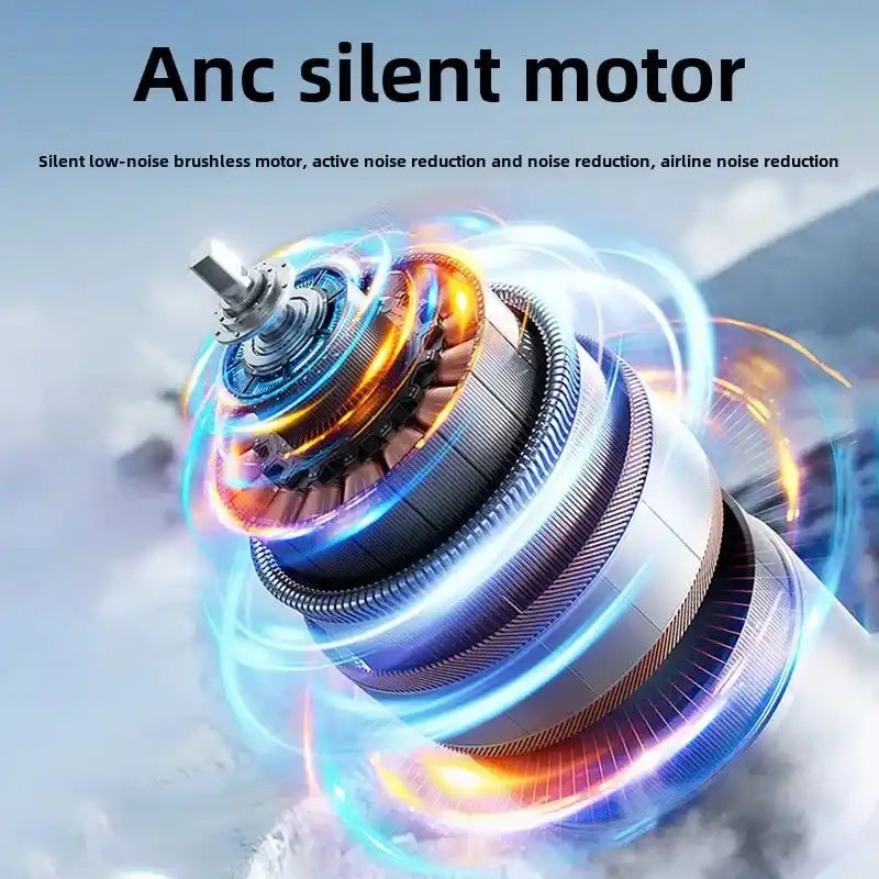 Xiaomi 5200mah Вентилатор за леден компрес, високоскоростен охлаждащ, ръчен USB акумулаторен, преносим LED цифров дисплей за пътуване на открито