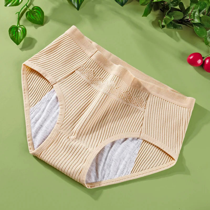 Памучни менструални бикини, непромокаеми, дишащи, секси бикини за жени, жени и момичета, физиологични бикини, дамски интимни бикини, размер M-XL