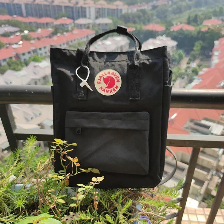 Оригинална чанта за през рамо Fjallraven Kanken с регулируема презрамка, модна двойна чанта за през рамо, неутрална чанта за открито, платнена