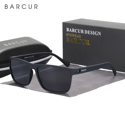 Слънчеви очила BARCUR Design TR90 за мъже, поляризирани, леки, спортни, слънчеви очила за жени, аксесоари за очила Oculos UVAB защита