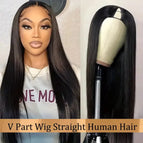 black / france / 18inches|V Part Wigs|180%