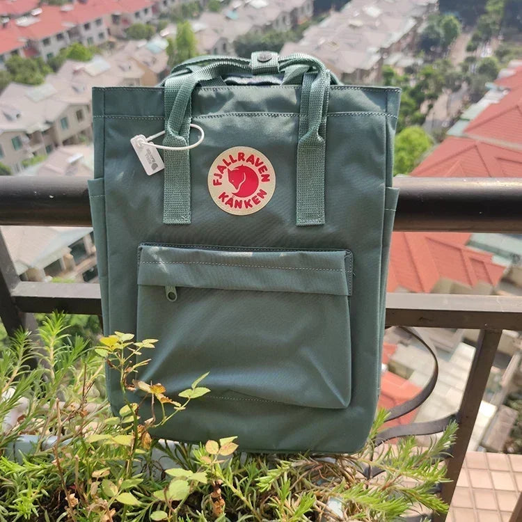 Оригинална чанта за през рамо Fjallraven Kanken с регулируема презрамка, модна двойна чанта за през рамо, неутрална чанта за открито, платнена