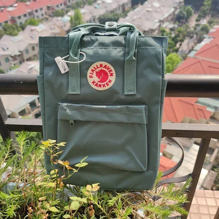 Оригинална чанта за през рамо Fjallraven Kanken с регулируема презрамка, модна двойна чанта за през рамо, неутрална чанта за открито, платнена