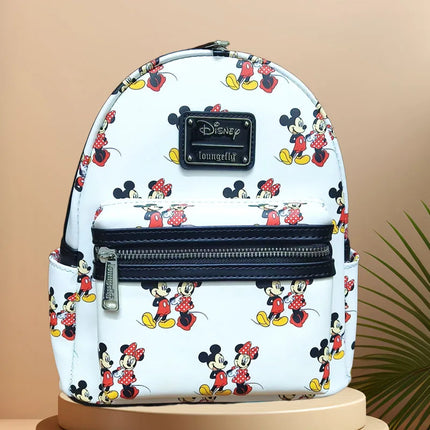 Нова оригинална детска раница с леопардов принт на Мики Маус за момичета на Disney, чанта за косплей, мини детска ученическа чанта