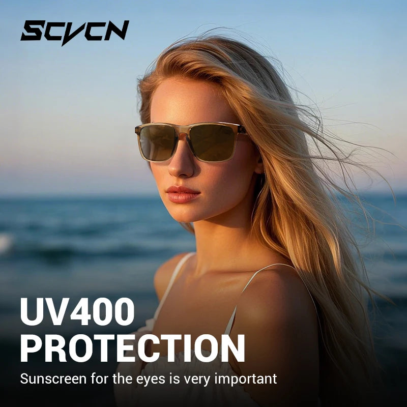 SCVCN Нови фотохромни очила за мъже UV400 MTB Спортове на открито Колоездене Слънчеви очила Модни очила Велосипедни Туризъм Очила за Катерене