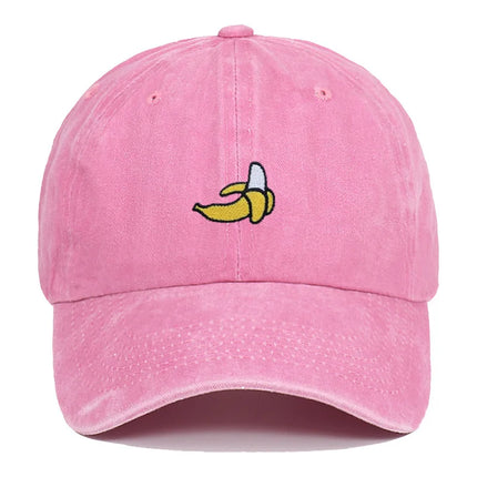 Бейзболни шапки с бродерия „банан“ за мъже и жени, сенници за открито, шапки с патешки език, за пътуване на открито