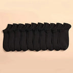 10 Pairs Black / One Size