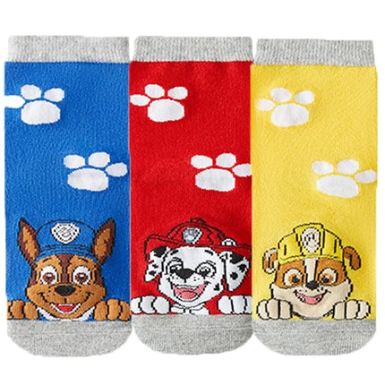 3 чифта/комплект оригинални детски чорапи Paw Patrol, сладки анимационни чорапи, детски модни средни чорапи, памучни чорапи за момчета и момичета, 2-7 години