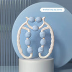 White and Blue  Nine-wheel leg clamp [Lantern]]